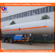 25mt Payload Asme 58.52cbm 3 Axle LPG Truck Trailer